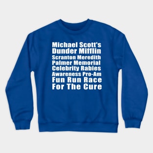 Michael Scott's Dunder Mifflin Fun Run Crewneck Sweatshirt